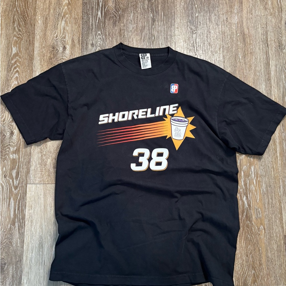 Black Shoreline Mafia Phoenix Suns Style Graphic T-Shirt